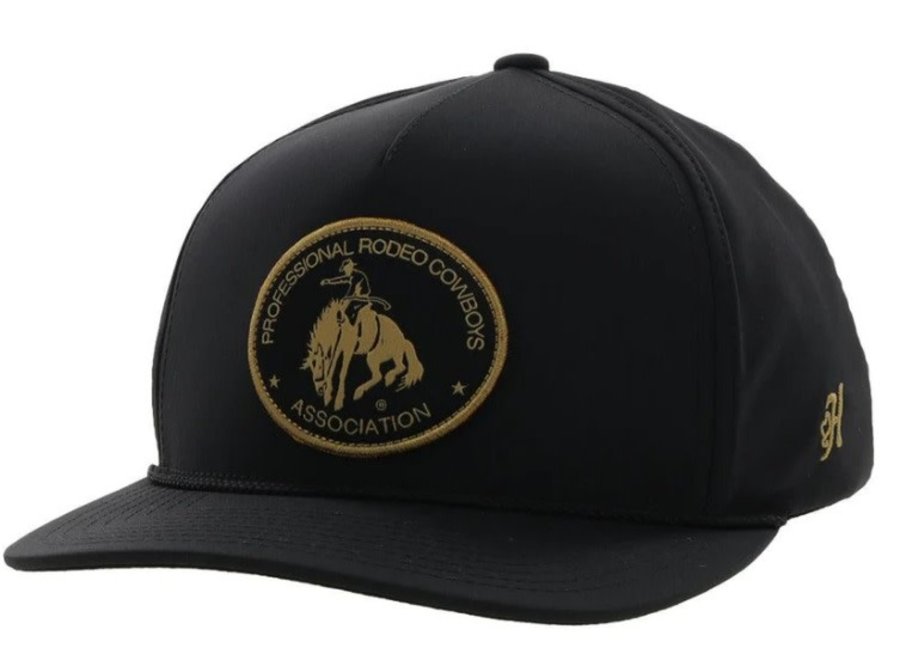 Hooey 2163T-BK HOOEY 'PROFESSIONAL RODEO COWBOYS' TRUCKER CAP