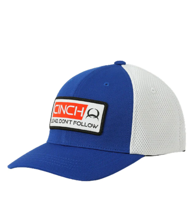 MCC0653314 CINCH FLEXFIT CAP ROYAL/WHITE