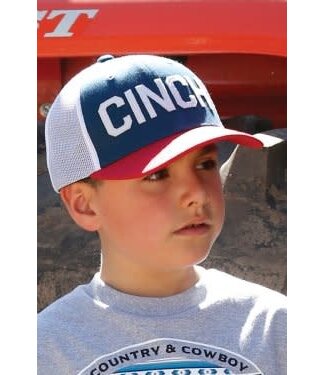 Cinch TRUCKER CAP NAVY/WHITE/RED