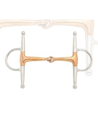 Tough 1 25520 KELLY SILVER STAR COPPER MOUTH FULL CHEEK SNAFFLE