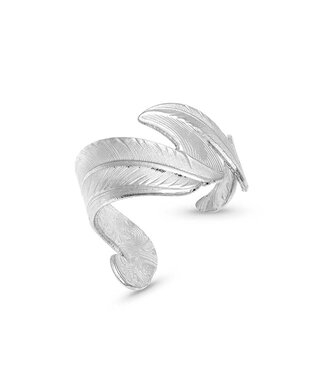 Montana SilverSmiths FREE SPIRIT ADJUSTABLE FEATHER RING