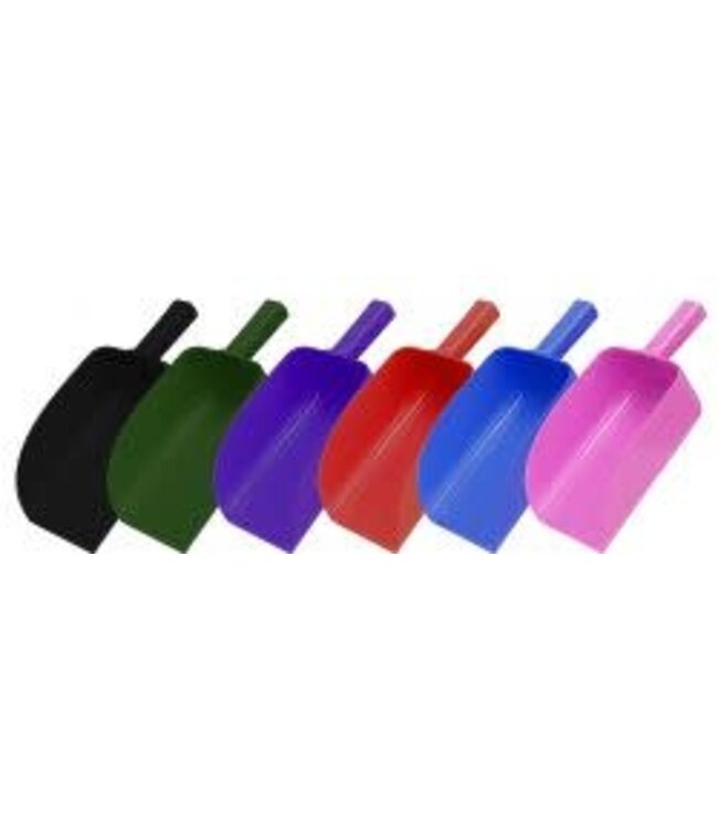 72H003 MOLDED PLASTIC OPEN FEED SCOOP