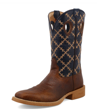 Twisted X MXTR004 TWISTED X 12" TECH X BOOT RUSTIC BROWN/NAVY