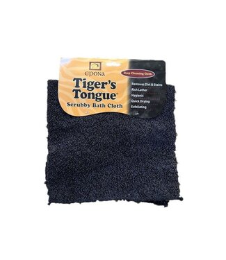 Epona TTSBC-1095 EPONA TIGER'S TONGUE SCRUBBY BATH CLOTH