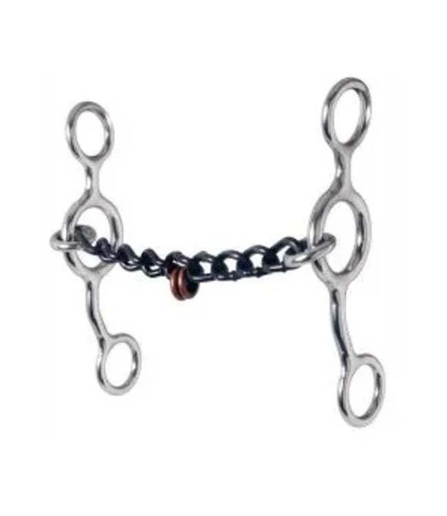 345 REINSMAN JUNIOR COWHORSE CHAIN WITH PACIFIERS