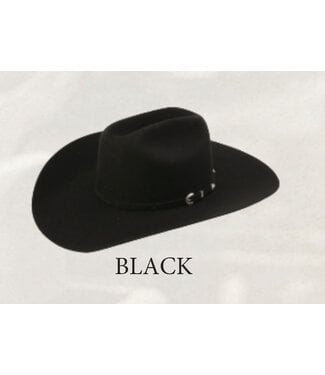 American Hat 10X 6-MINN BLACK SELF 4 1/4JB