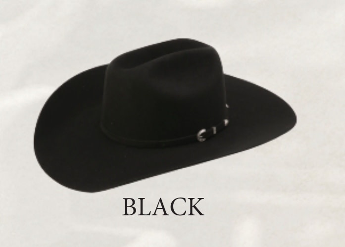 American Hat Company 10X Black Felt Hat 4 1/4 in Brim (RC) – La