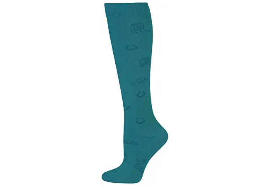 0416633 BOOT DOCTOR BOOT SOCKS BOOTS W/HATS TURQUOISE