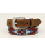 N210004644 NOCONA RED/BLUE EMBROIDERED SOUTHWEST INLAY