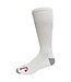 9503 JUSTIN HALF CUSHION COTTON OVER THE CALF SOCK WHITE 3 PACK