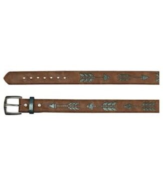 CatchFly 2108BE4 CATCHFLY BELT METALLIC TURQUOISE UNDERLAY