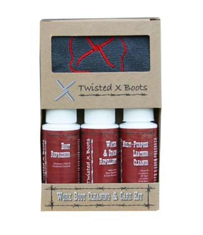 TWISTED X WORK BOOT CLEANING & CARE KIT