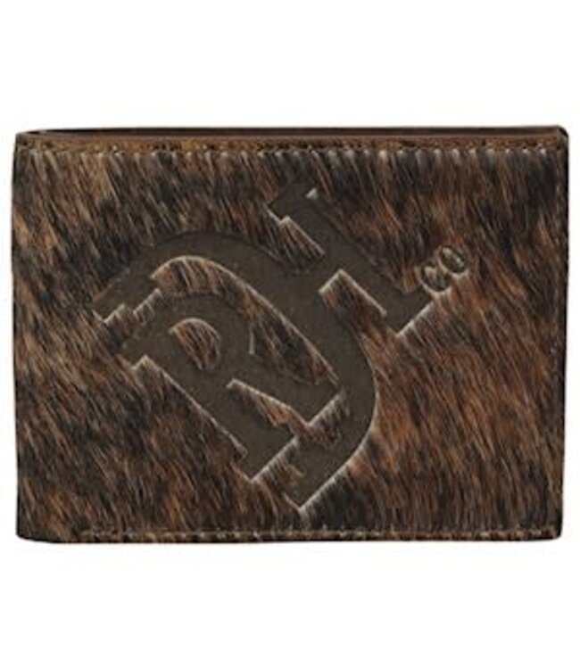 22228881W5 RED DIRT HAT CO MENS BIFOLD WALLET NATURAL BRINDLE