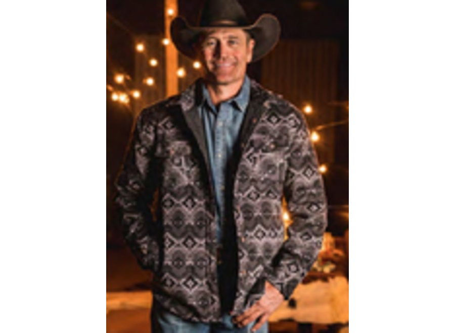 STS8965 STS EVERETTE REVERSIBLE JACKET BLACK/AZTEC - A Bit of Tack