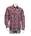 125470-225 COWBOY HARDWARE AUSTIN L/S PLAID BRICK