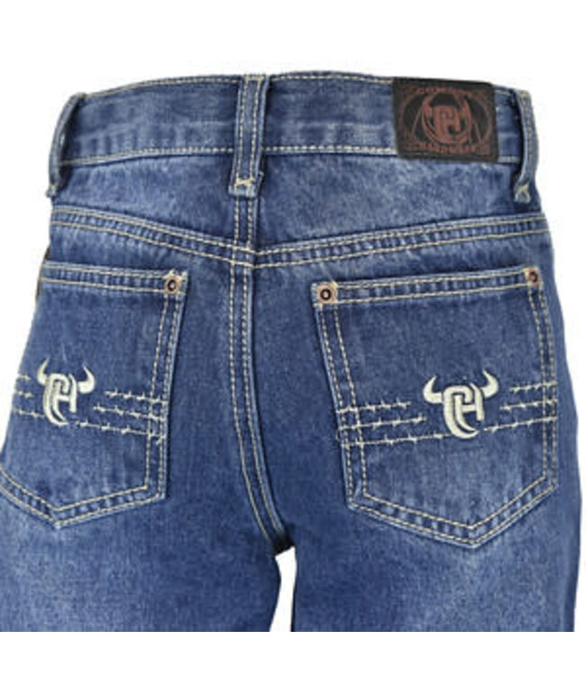 702020-450 COWBOY HARDWARE TODDLER JEAN MED WASH