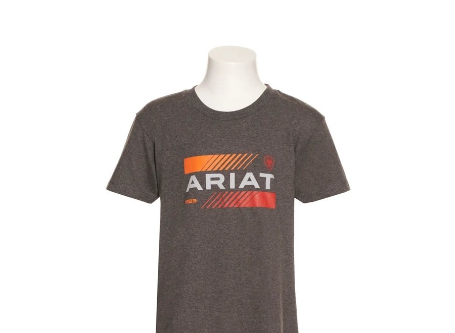 10042807 ARIAT OCTANE STACK TEE CHARCOAL