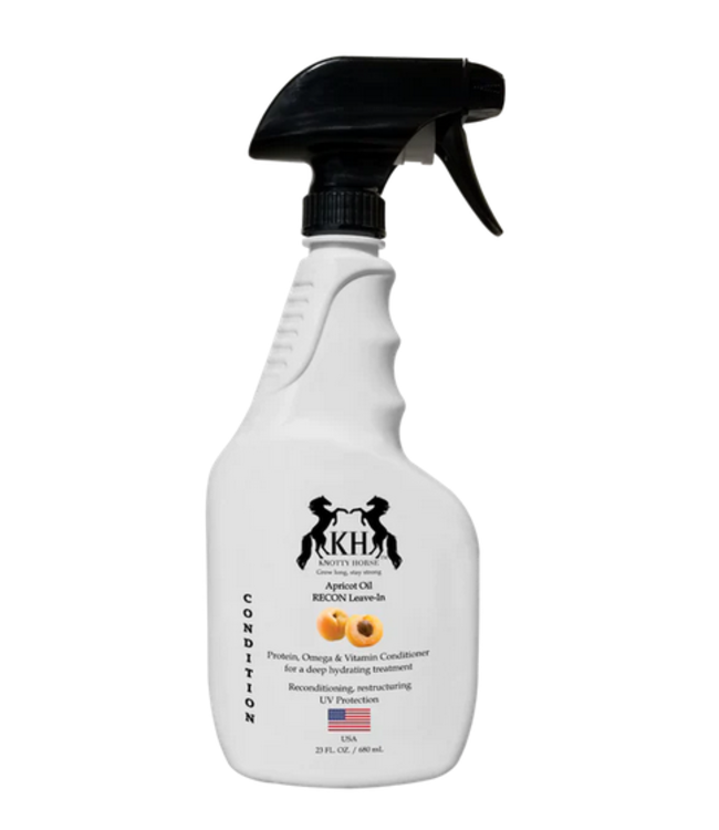 KNOTTY HORSE APRICOT OIL RECONSTRUCTING LEAVE-IN CONDITIONER 23 FL. OZ.
