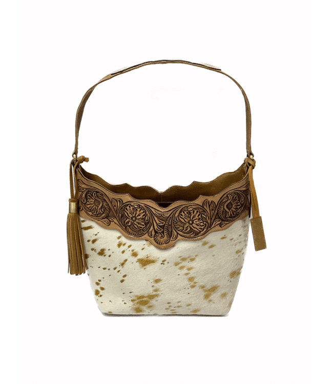 N770010902 NOCONA KIMBERLY SCALLOP CONCEAL/CARRY PURSE