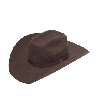 Twister YOUTH WOOL WESTERN HAT CHOCOLATE