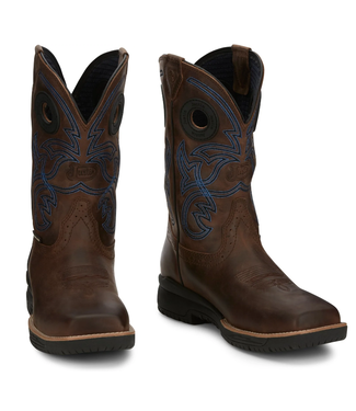 Justin CR3204 JUSTIN MEN'S NITREAD 11" CT TOFFEE BROWN COWHIDE BOOTS