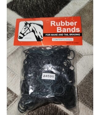 24591 RUBBER BANDS BLACK 500 COUNT