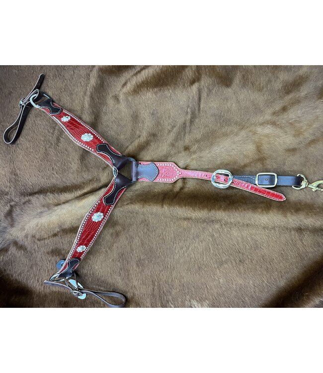 SAN SABA SAN SABA BREAST COLLAR W/CONCHOS & SPOTS A Bit of Tack