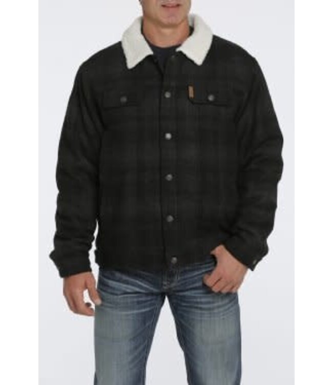 MWJ1074004 CINCH MENS CONCEALED CARRY TRUCKER JACKET BLACK