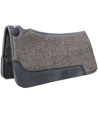 Professional's Choice CFBAR-CHA PROFESSIONAL CHOICE COWBOY FELT SMX AIR RIDE CHARCOAL SADDLE PAD 29"X30"