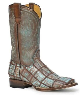 Roper CAIMAN CHECK EXOTIC BOOTS