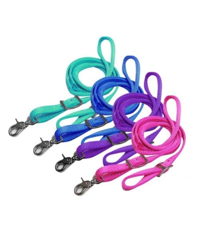 19460 SHOWMAN PONY/YOUTH SIZE CONTEST REINS (ASSORTED COLORS)