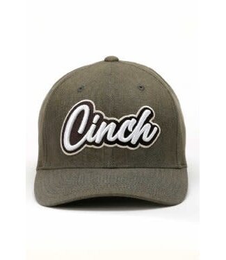 Cinch MCC0627787 CINCH FLEXFIT OLIVE W/3D EMBROIDERED LOGO CAP