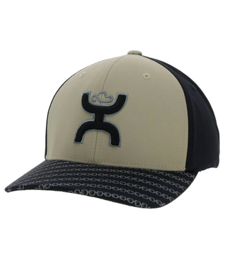 Hooey YOUTH "SOLO III" FLEXFIT CAP TAN/BLACK