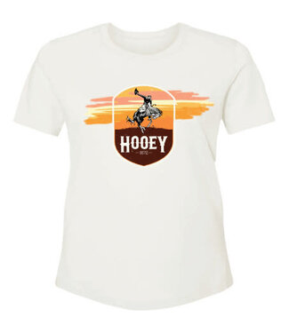 Hooey HT1643 HOOEY LADIES "CHEYENNE SUNSET" CREAM T-SHIRT
