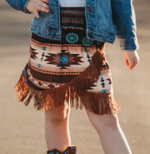 Aztec Maternity Skirt