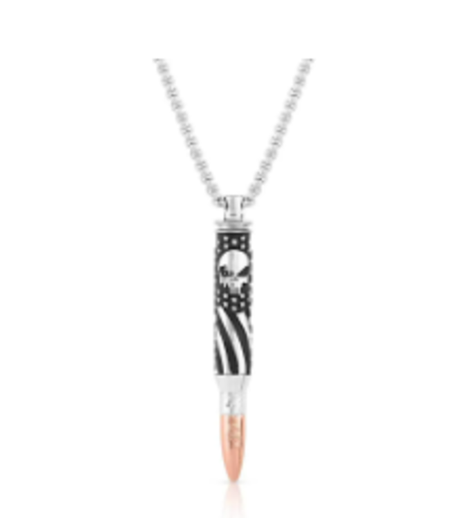 CKNC5104 MONTANA SILVERSMITHS I'LL COVER YOU SNIPER BULLET NECKLACE
