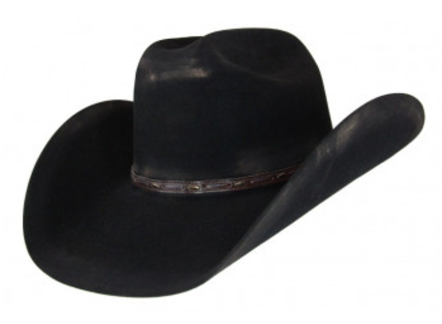 SFBOTP STETSON BOSS OF THE PLAINS 6X FELT COWBOY HAT BLACK - A Bit of Tack