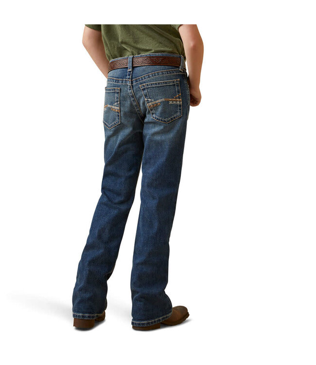 10043180 ARIAT BOYS B4 RAFAEL RELAXED BOOTCUT JEAN IN WAVE