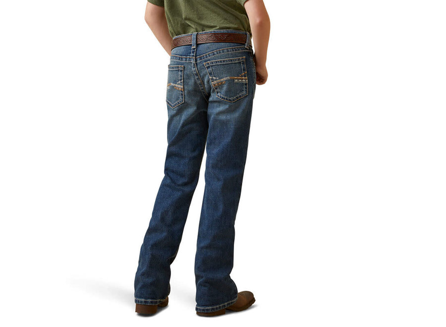 10043180 ARIAT BOYS B4 RAFAEL RELAXED BOOTCUT JEAN IN WAVE