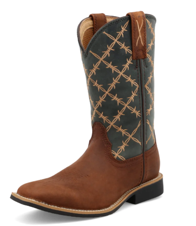 TOP HAND MOCHA & SLATE WESTERN BOOT