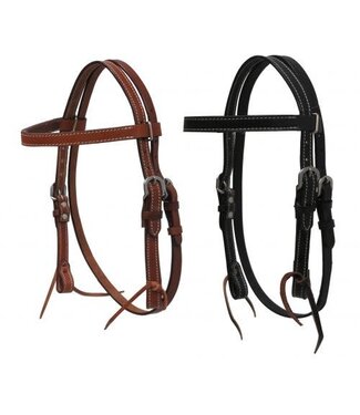 Showman 13591 SHOWMAN MINI/SMALL PONY LEATHER HEADSTALL WITH REINS