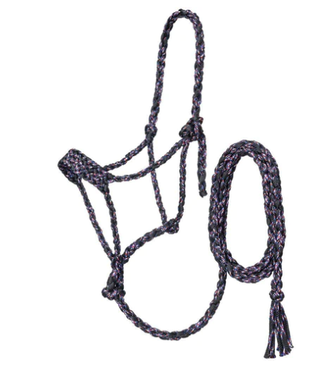 Tough 1 50-9611 TOUGH 1 PONY MULE TAPE HALTER WITH 10' LEAD (ASSORTED COLORS)