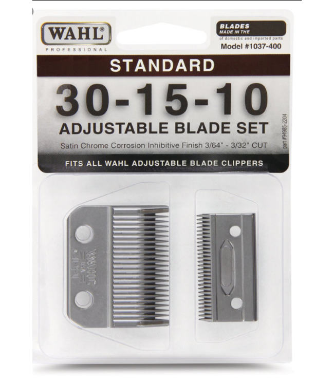 WAHL 30-15-10 ADJUSTABLE BLADE SET