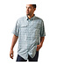 10043348 ARIAT MEN'S VENTTEK OUTBOUD SS SHIRT FAIR AQUA