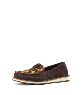 Ariat CRUISER CHOCOLATE/LEOPARD HAIR ON PRINT SHOES