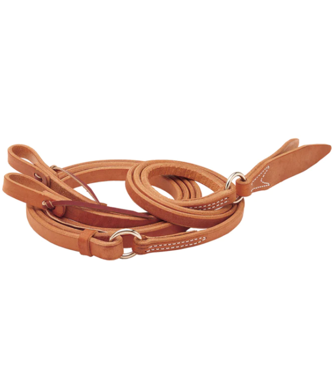 50-1700 WEAVER HARNESS LEATHER ROMAL REINS, 5/8" X 8'