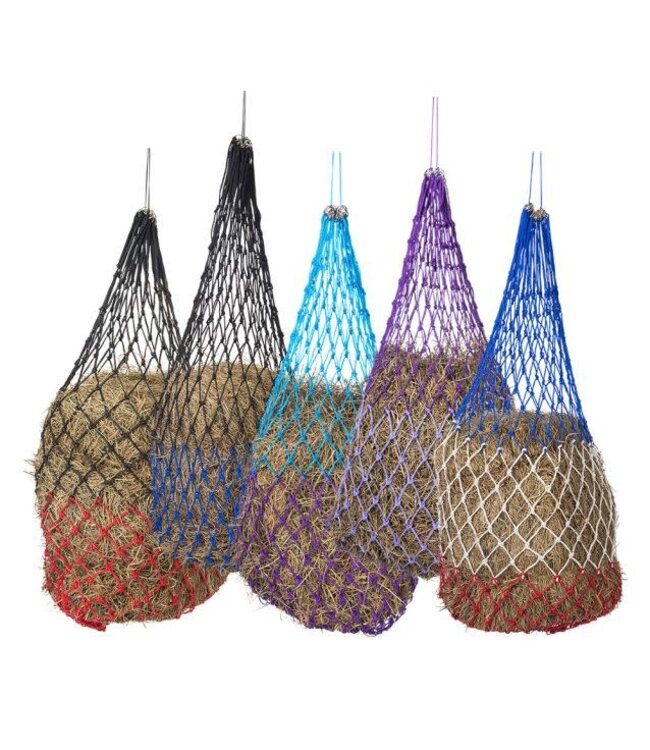 72-180226 TOUGH 1 SLOW FEED TWO-TONE HAY NET (ASSORTED COLORS)