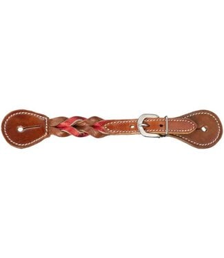 Tough 1 78-1250 ROYAL KING BRAIDED LEATHER SPUR STRAPS