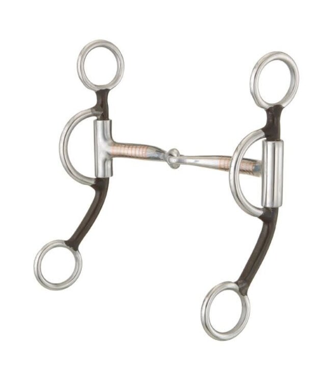 ANTIQUE BROWN TRAINING SNAFFLE