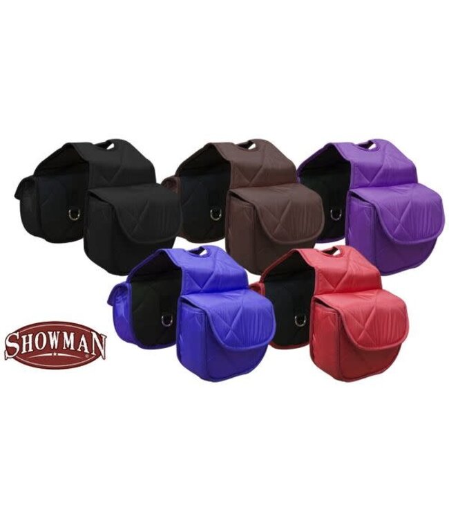 618904 SHOWMAN INSULATED NYLON QUILTED HORN BAG (ASSORTED COLORS)